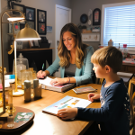 El viaje de una madre que educa en casa: Equilibrio entre educación y paternidad