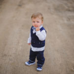 top view of a cute and handsome little boy 1